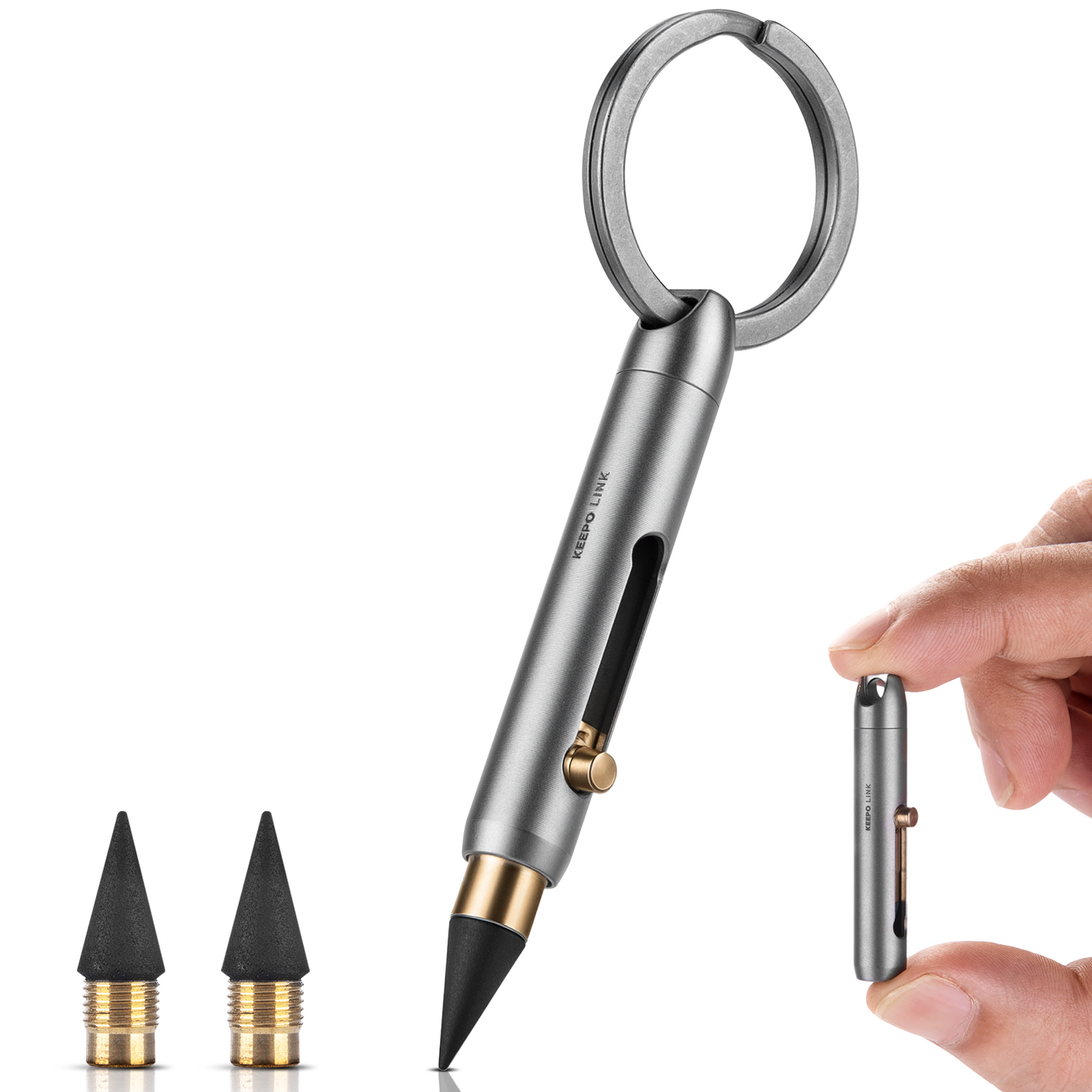 Mini Mechanical Pencil with Key Ring