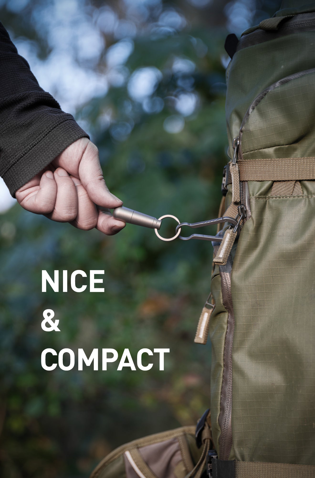 OLT02 Medicine Pill Organizer 2 Compartment with Key Ring