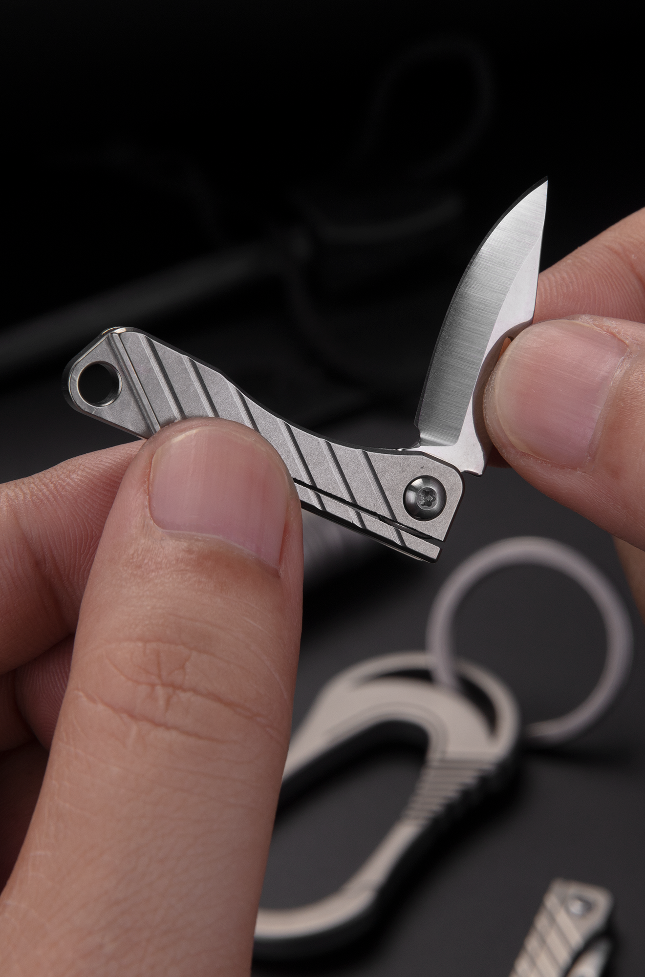 Mini Titanium Pocket Knife