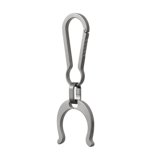 OLT04 Titanium Water Bottle Holder for Outdoor (with carabiner)