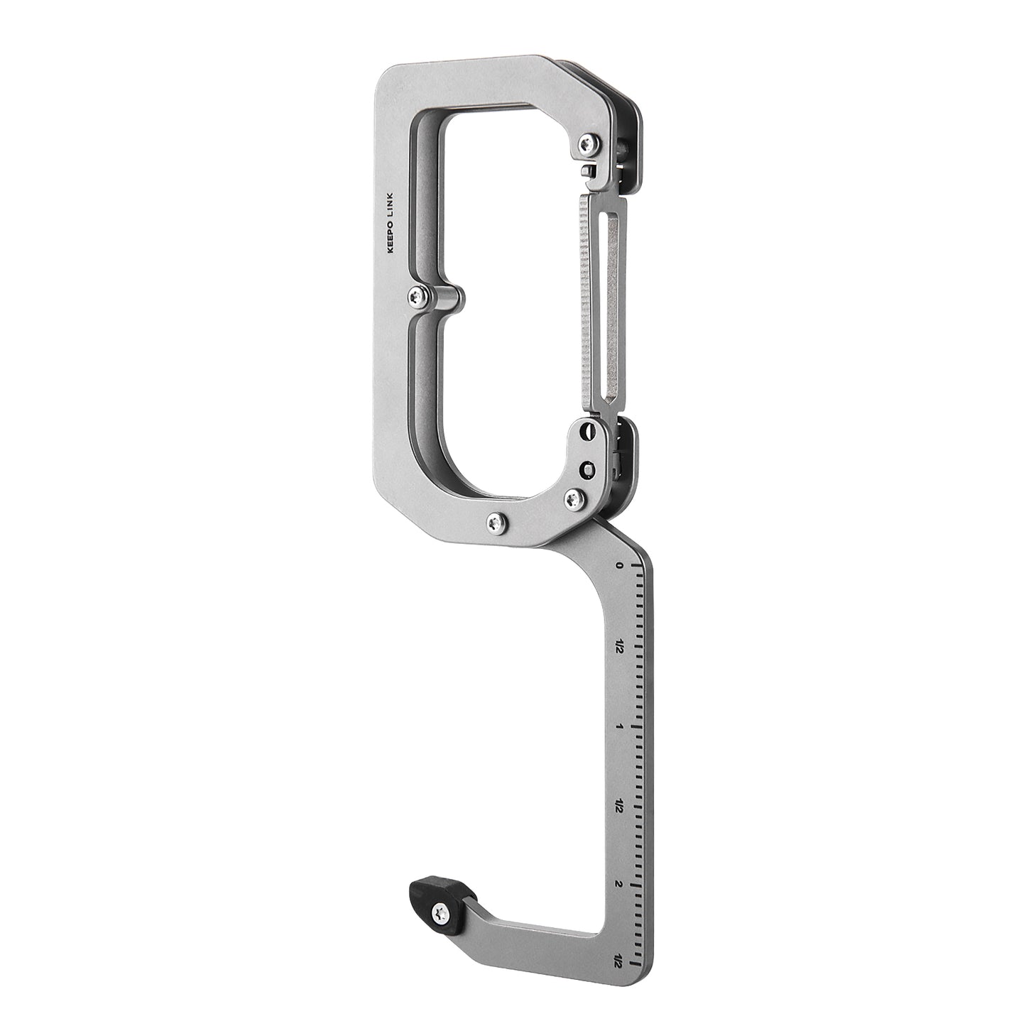 3-in-1 EDC Titanium Carabiner Keychain