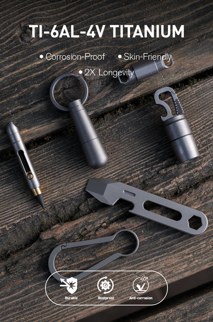 OLT02 Medicine Pill Organizer 2 Compartment with Key Ring