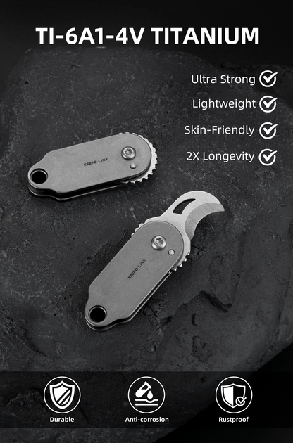OLK01 Mini Keychain Folding Knife