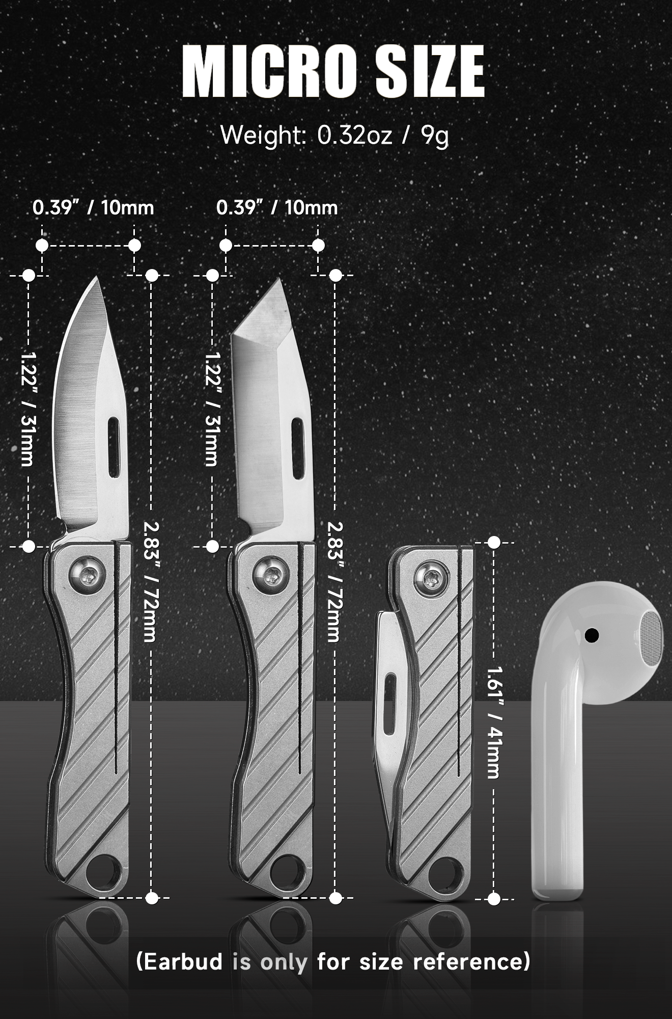 Mini Titanium Pocket Knife