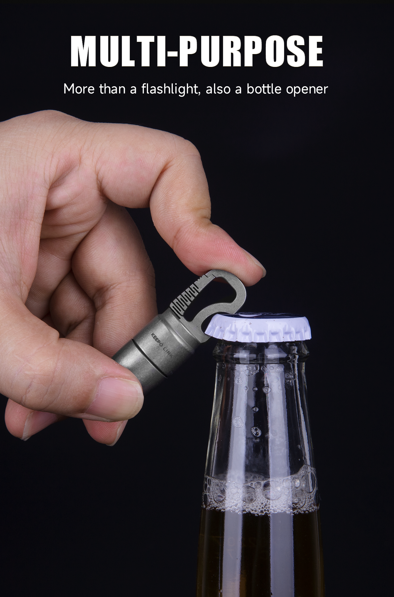 Titanium EDC Magnetic Flashlight