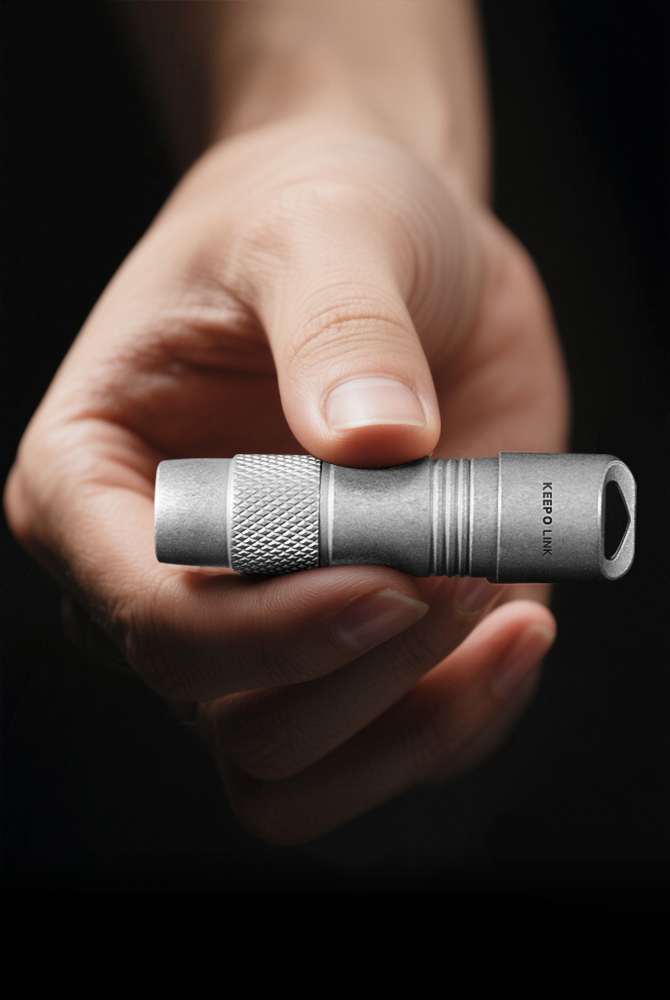 Titanium EDC Magnetic Flashlight