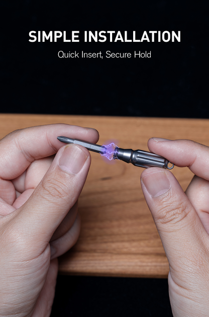 OLT01 Small Screwdriver with 4 Magnetic Bits (PH1, SL3.5, T6H, T8H)