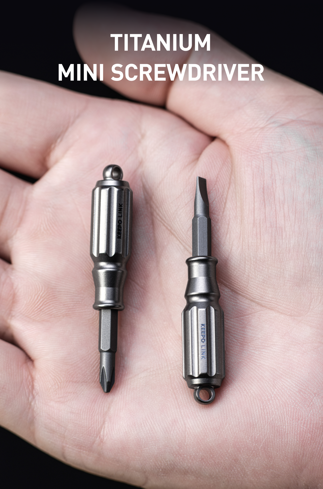 OLT01 Small Screwdriver with 4 Magnetic Bits (PH1, SL3.5, T6H, T8H)